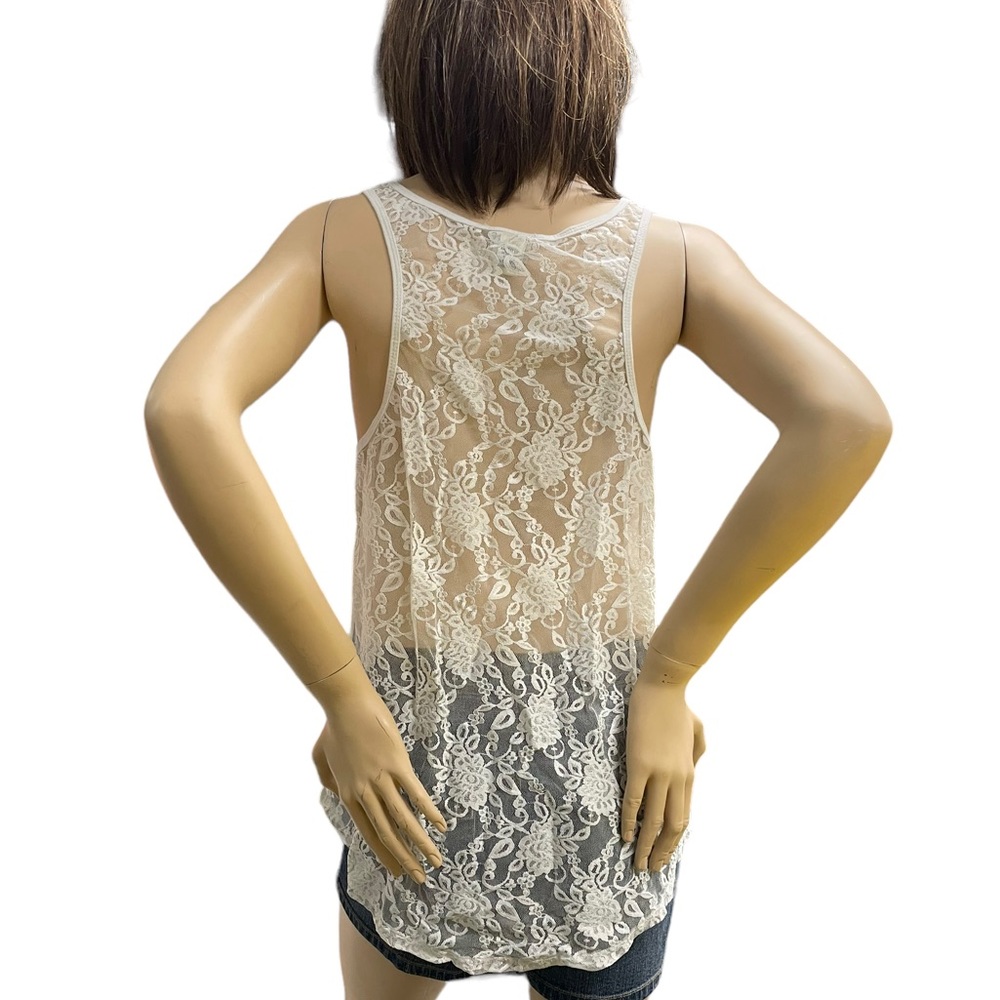 Universal Studios Men In Black Harty Pard Dog Graphic Lace Back Tank size Large - Picture 7 of 12
